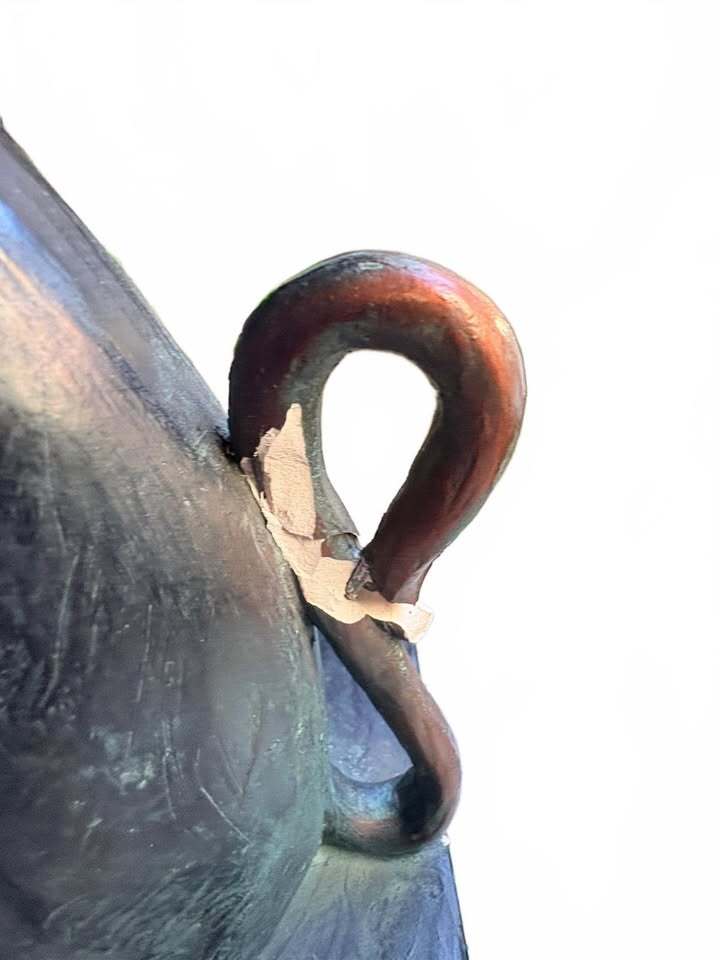 Handcrafted Mythical Griffin Sculpture with Winged Details