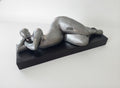 Original Large Table Sculpture of a Voluptuous Female Nude by Attila Tivadar