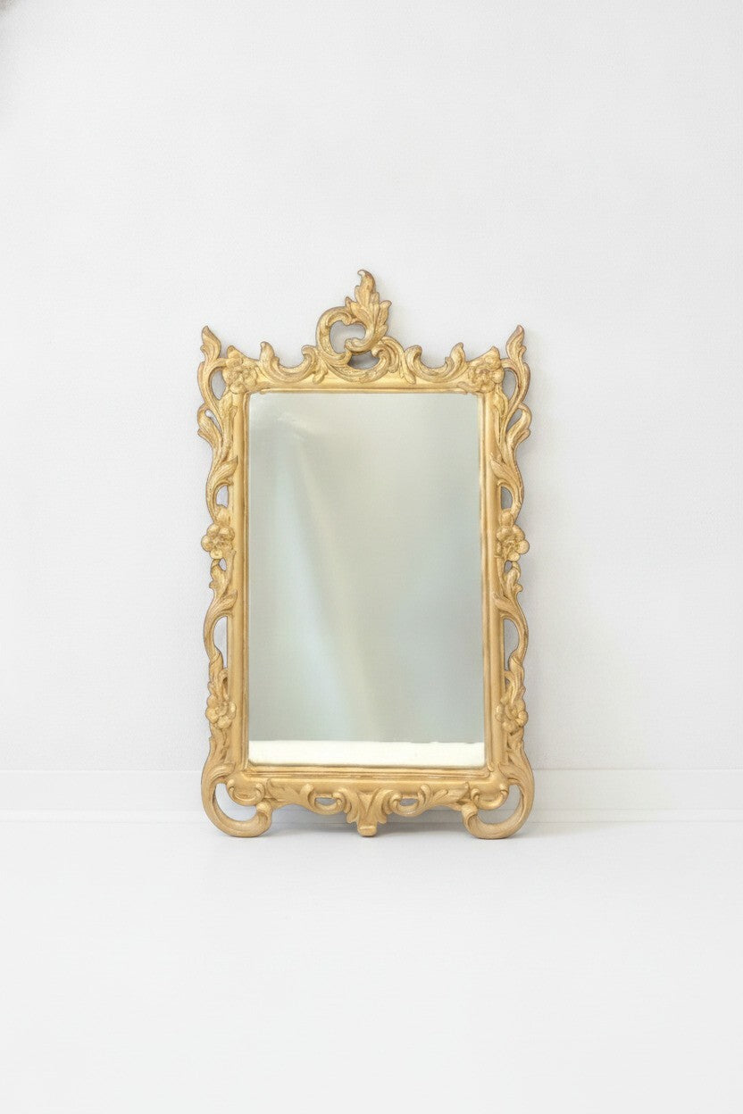 Rococo Style Gilt-Molded Mirror of "Syroco Wood" by Syracuse Ornamental Co.