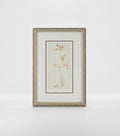 A. Melvin Signed 'Leaves & Branches II' Floral Print in Ornate Gold Frame
