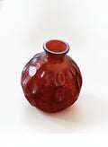 Vidrios San Miguel Red Recycled Glass Vase Handmade in Spain