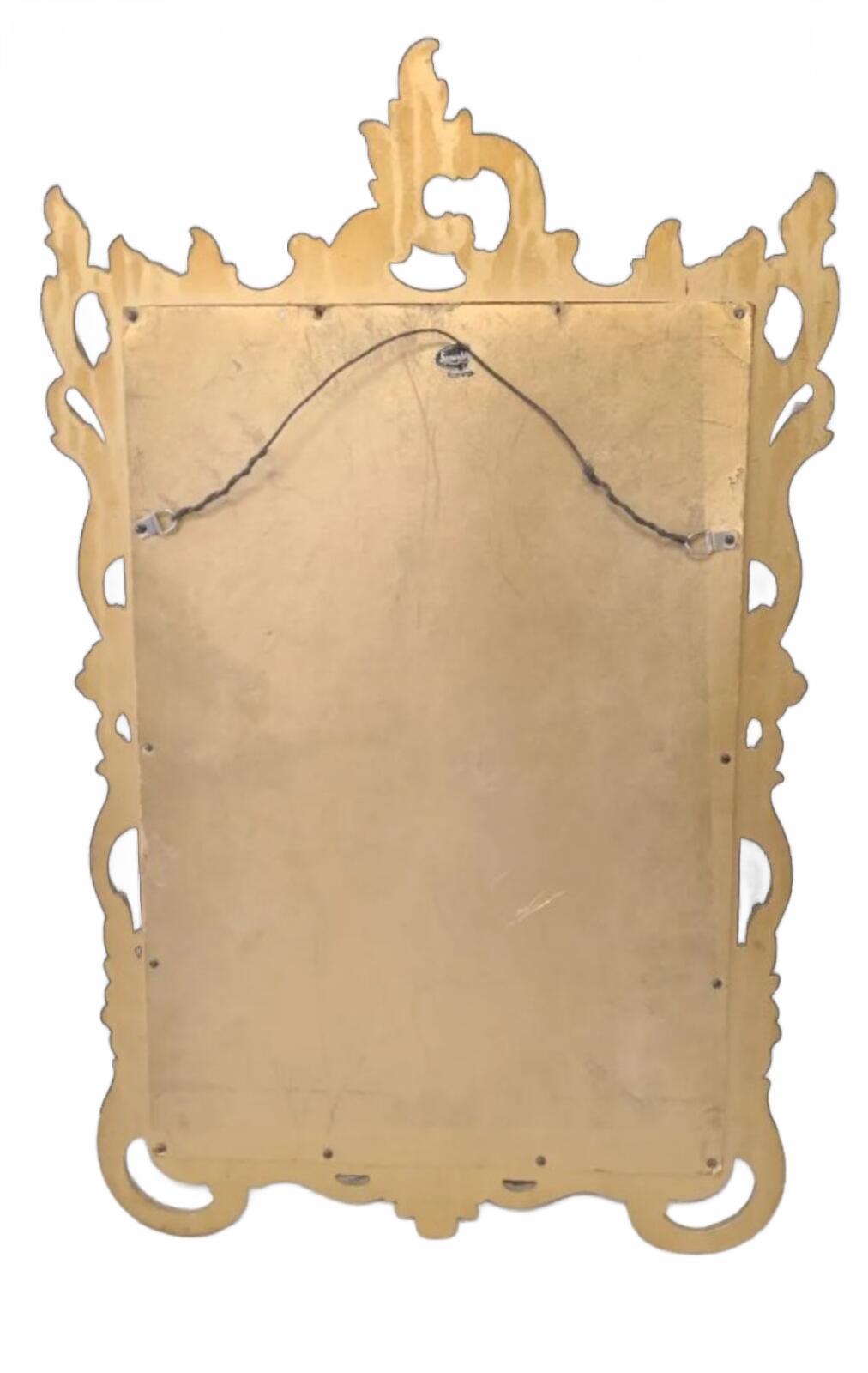 Rococo Style Gilt-Molded Mirror of "Syroco Wood" by Syracuse Ornamental Co.