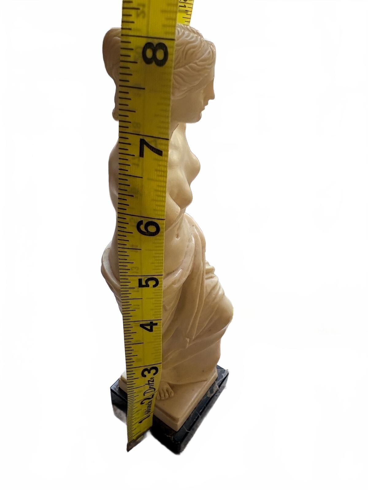 G. Ruggeri Italian Marble Sculpture of Venus de Milo Replica on Black Base