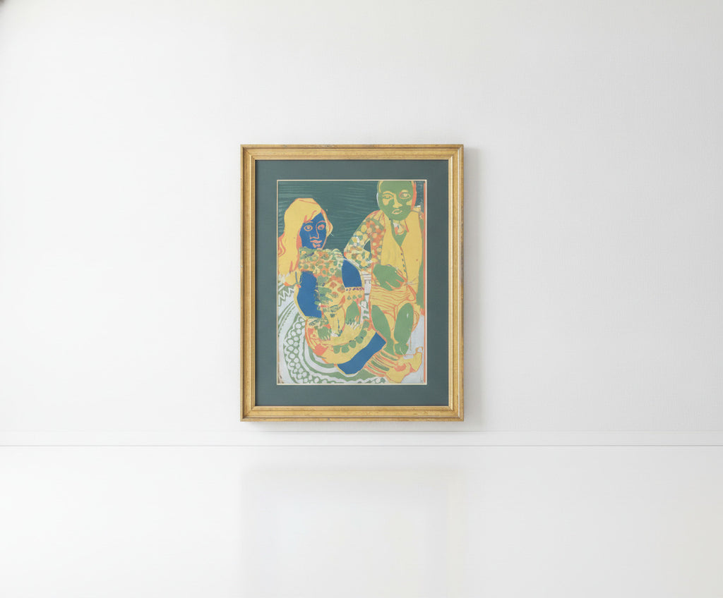 27 x 32" Mid-Century Modern Style Framed Pop Art Print