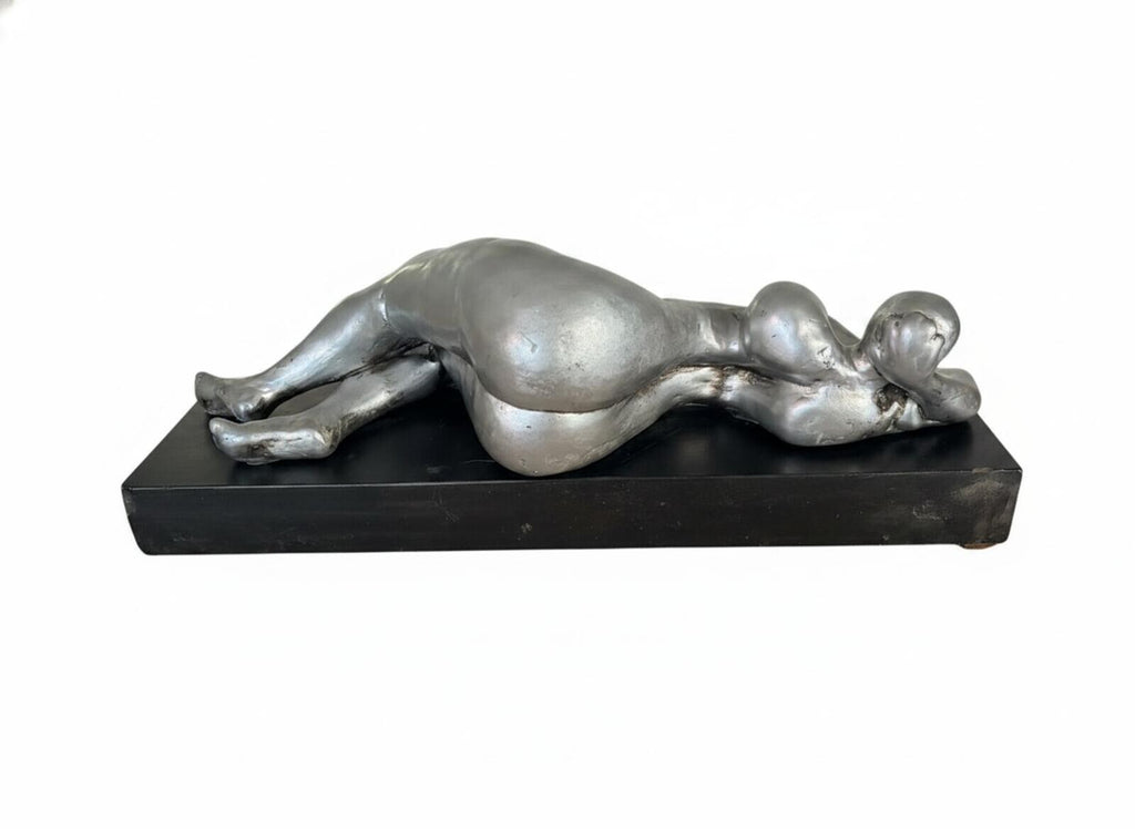 Original Large Table Sculpture of a Voluptuous Female Nude by Attila Tivadar