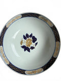 12 in Hand Painted Gold Imari Japanese Ceramic Centerpiece Bowl