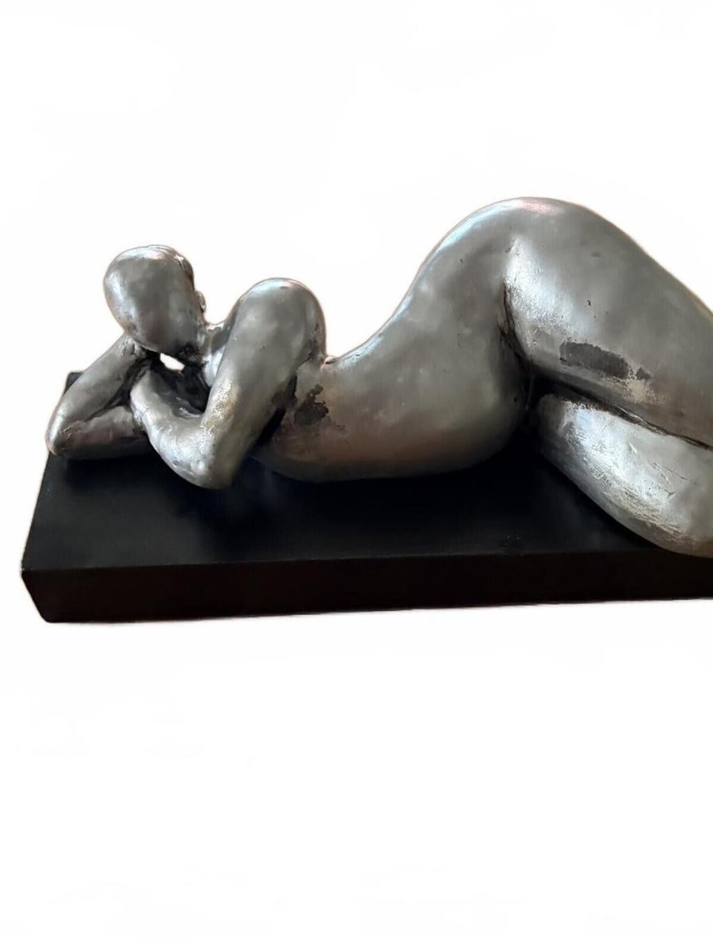 Original Large Table Sculpture of a Voluptuous Female Nude by Attila Tivadar