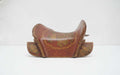 Rare Antique Handpainted Wooden Mongolian Saddle
